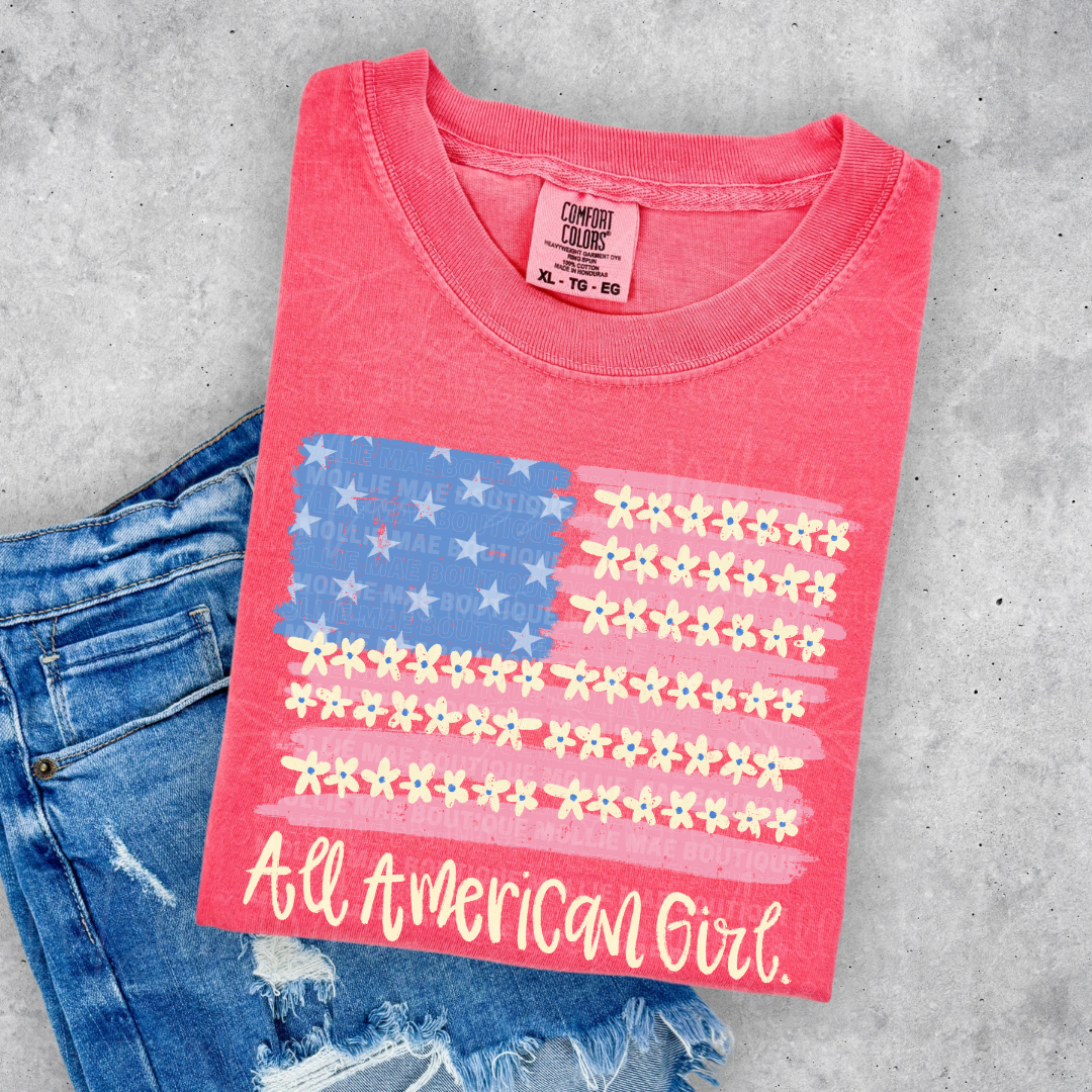 All American Girl Graphic Tee