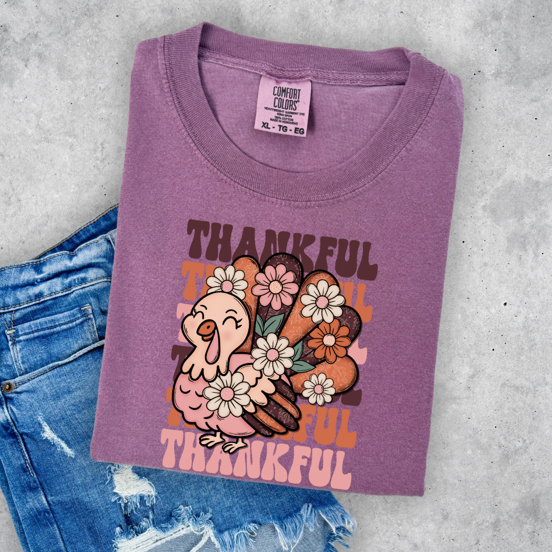 Thankful Floral Turkey