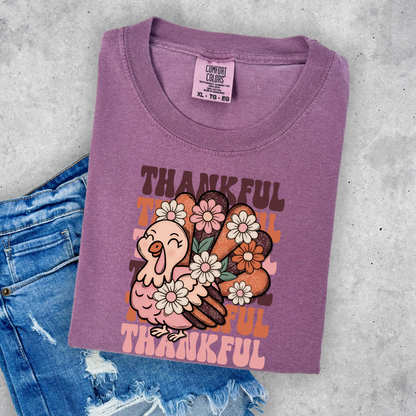 Thankful Floral Turkey