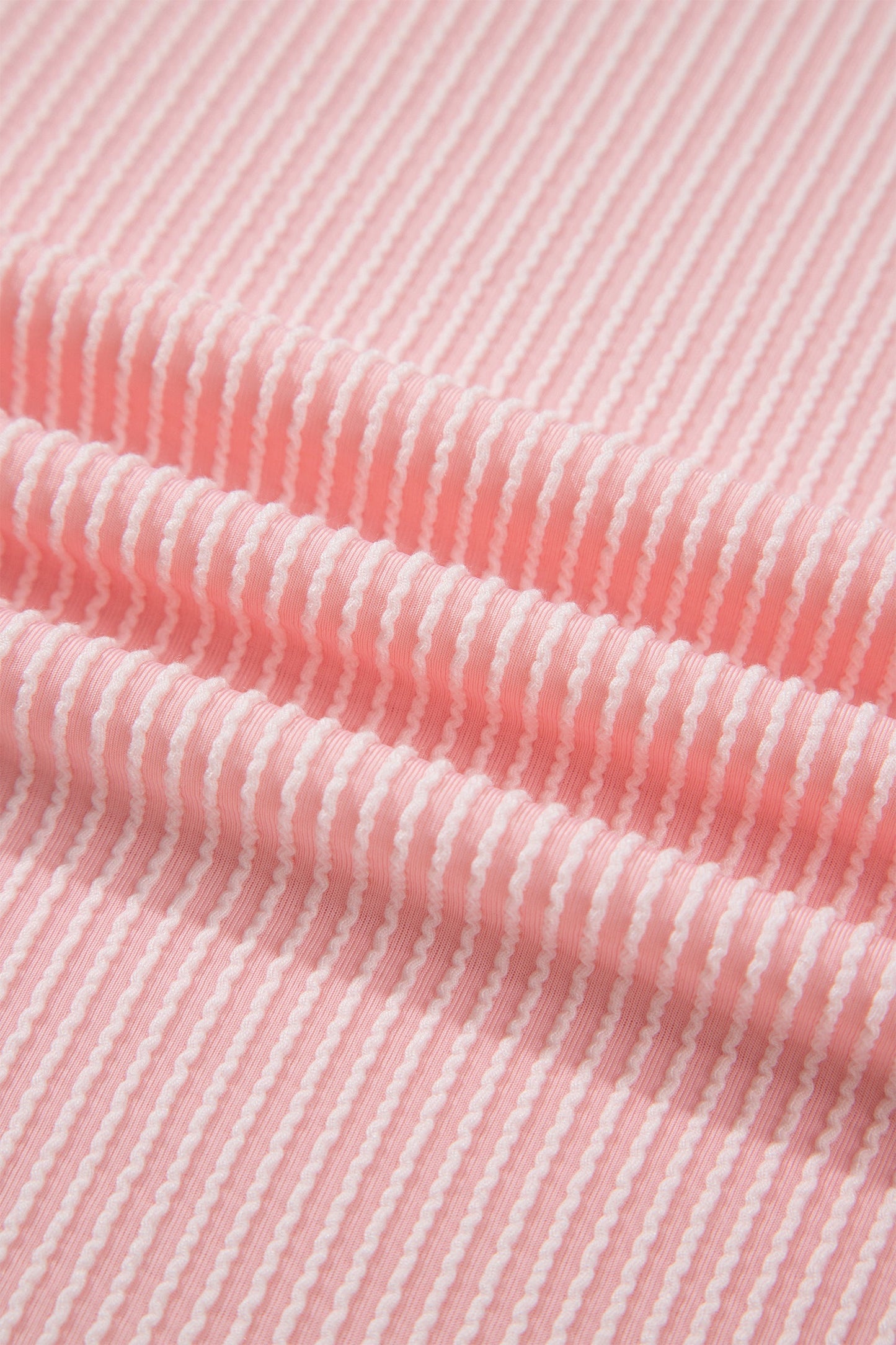 Plus Size Pink Colorblock Ribbed Knit Top with stretchy ribbed knit, contrast accents, and an easy plus-size fit, boutique fashion