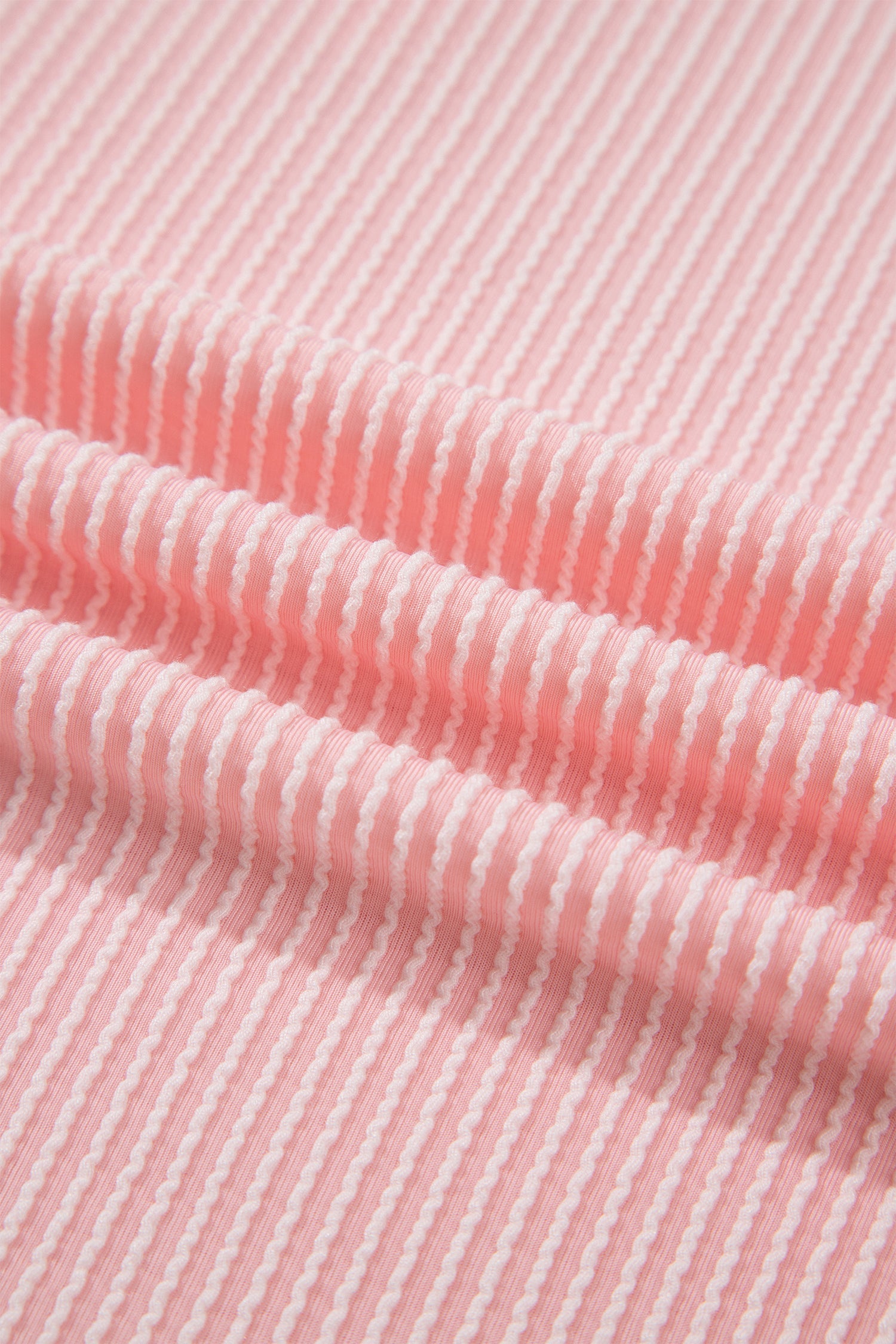Plus Size Pink Colorblock Ribbed Knit Top with stretchy ribbed knit, contrast accents, and an easy plus-size fit, boutique fashion