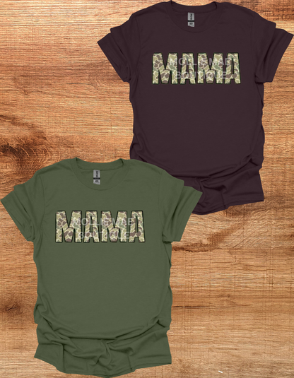 Camo print MAMA Tshirt