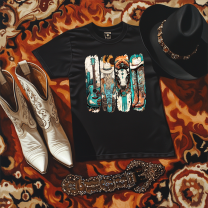 Cowgirl Brushstrokes Tshirt