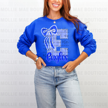 East Eagles Seersucker Graphic Tee / Sweatshirt