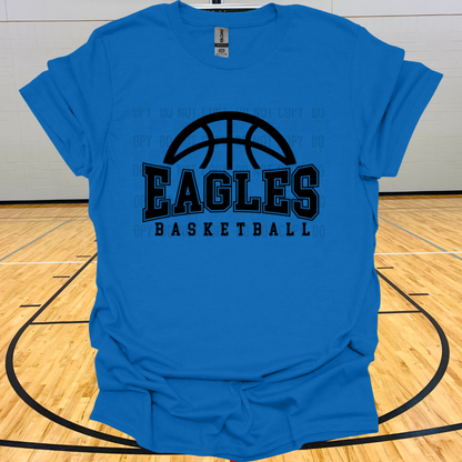 Eagles Basketball - Royal Blue - Black Image