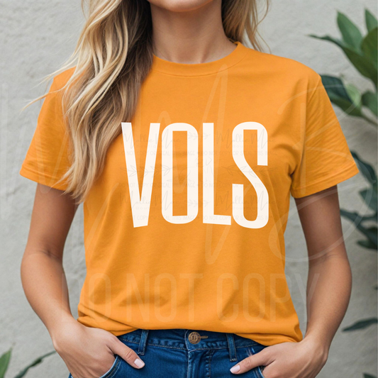 VOLS Oversized Graphic Tee – Charcoal or Tennessee Orange