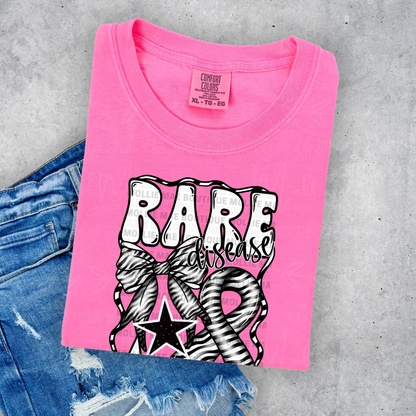Rare Disease Awareness Zebra Graphic Tee