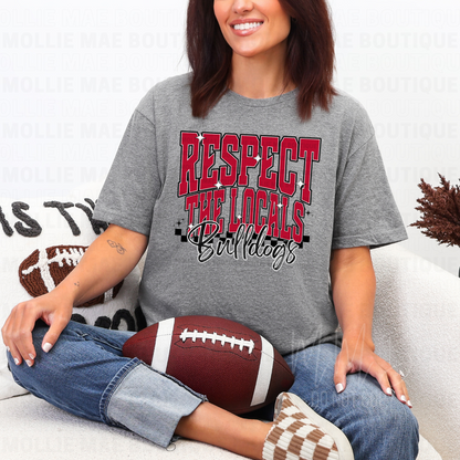 Respect the Locals – Bulldogs Graphic Tee
