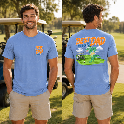 Best Dad By Par Graphic Tee