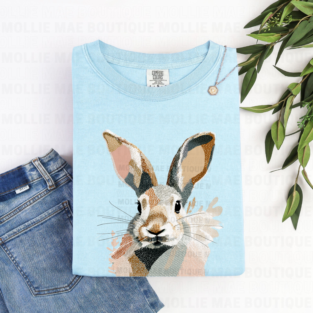 Minimalist Bunny Graphic Tee