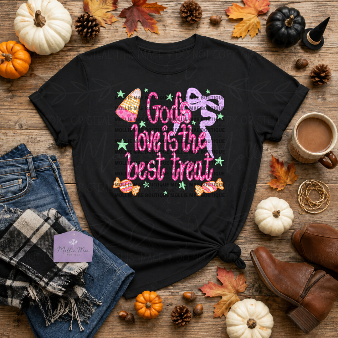 God’s Love Is the Best Treat Halloween Graphic Tee