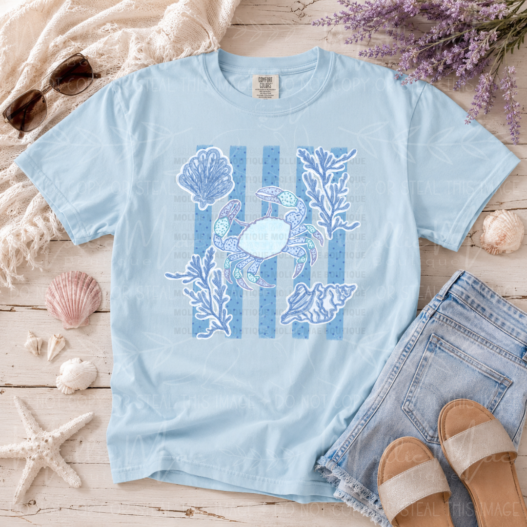 Blue Ocean Life Graphic Tee