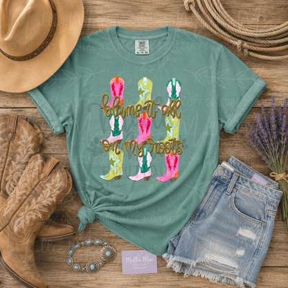 Blame It on My Roots Western Graphic Tee