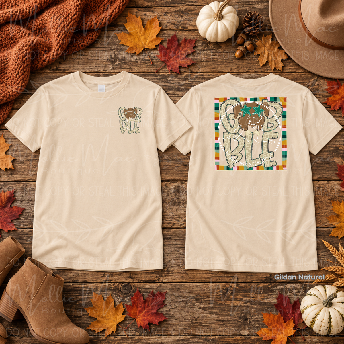 Gobble Thanksgiving Graphic Tee