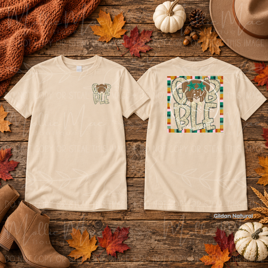 Gobble Thanksgiving Graphic Tee