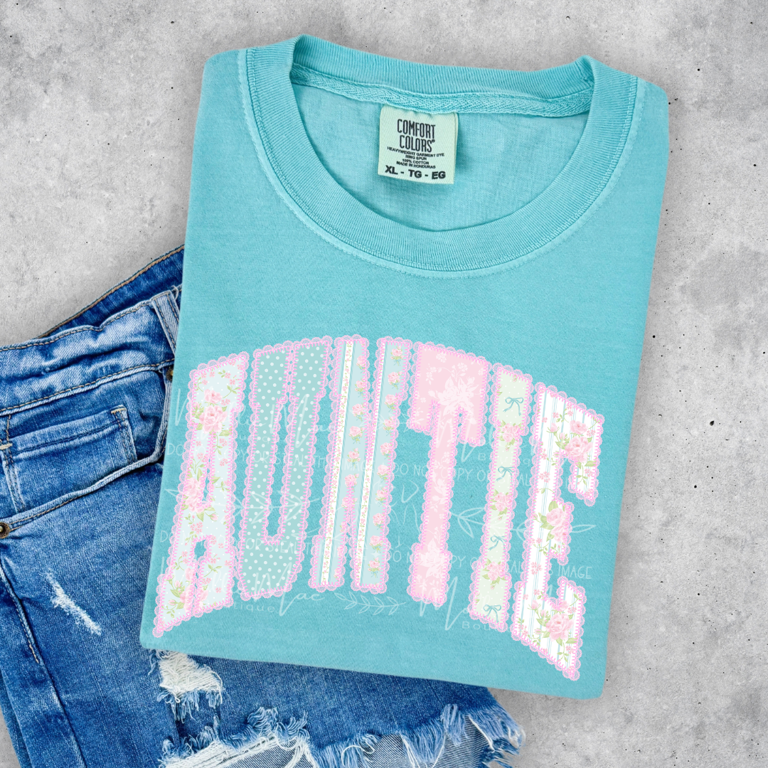 Vintage Floral Auntie Shirt