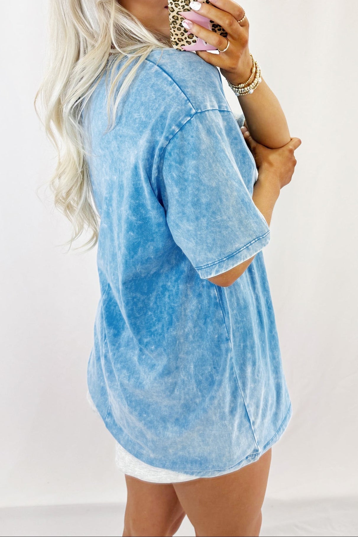 Mineral Wash Oversize Short Sleeve T-Shirt boutique clothing from Mollie Mae Boutique