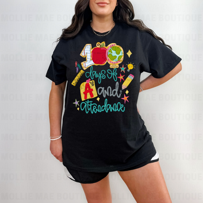 100 Days of A's and Attendance