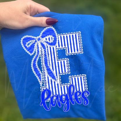 East Eagles Seersucker Graphic Tee / Sweatshirt