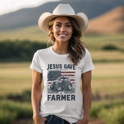 Jesus Gave Her A Farmer Tshirt
