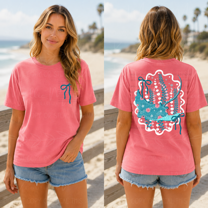 Coastal Stingray Graphic Tee