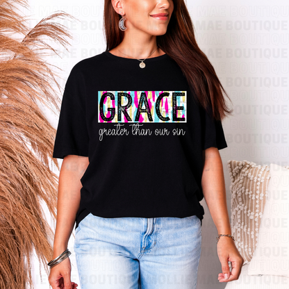 Grace – Greater Than Our Sin Graphic Tee