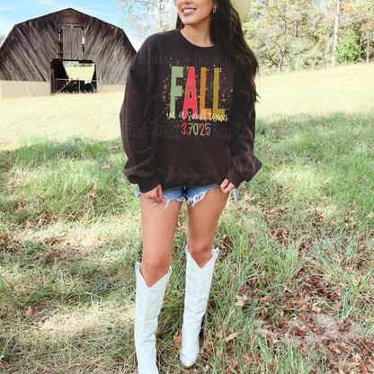 Fall in a Small Town Crewneck or Tee