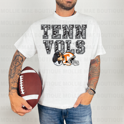 Grey Camo TENN VOLS Tee