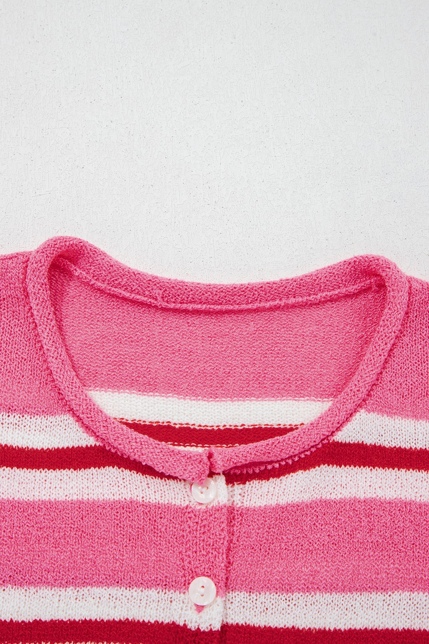 multiple colors Stripe Drop Shoulder Button Cardigan with soft knit, drop shoulders, and versatile button-front styling, boutique fashion