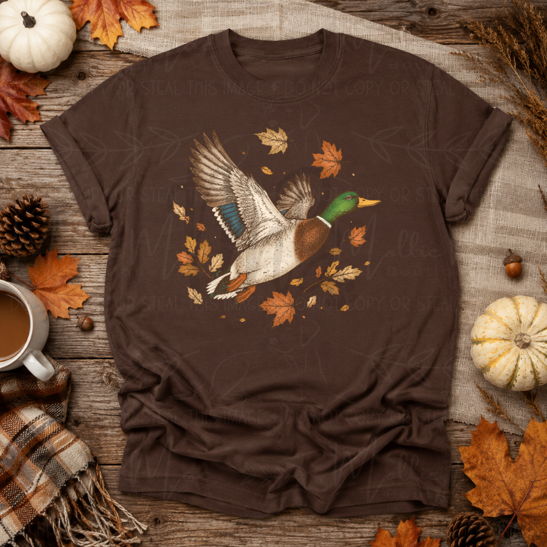 Autumn Flight Mallard Graphic Tee