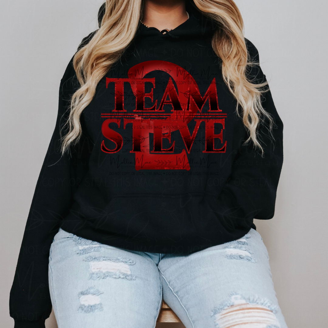 Steve Graphic Crewneck or Hoodie