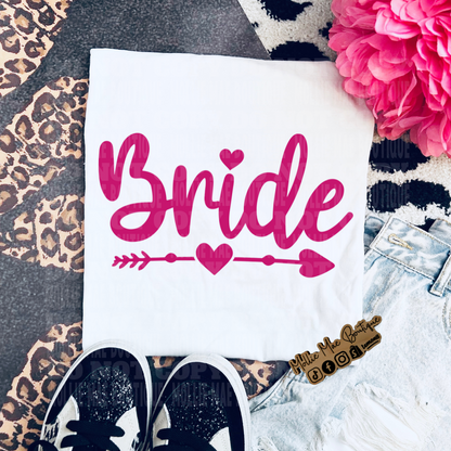 Bride/Bride Tribe White Tshirt