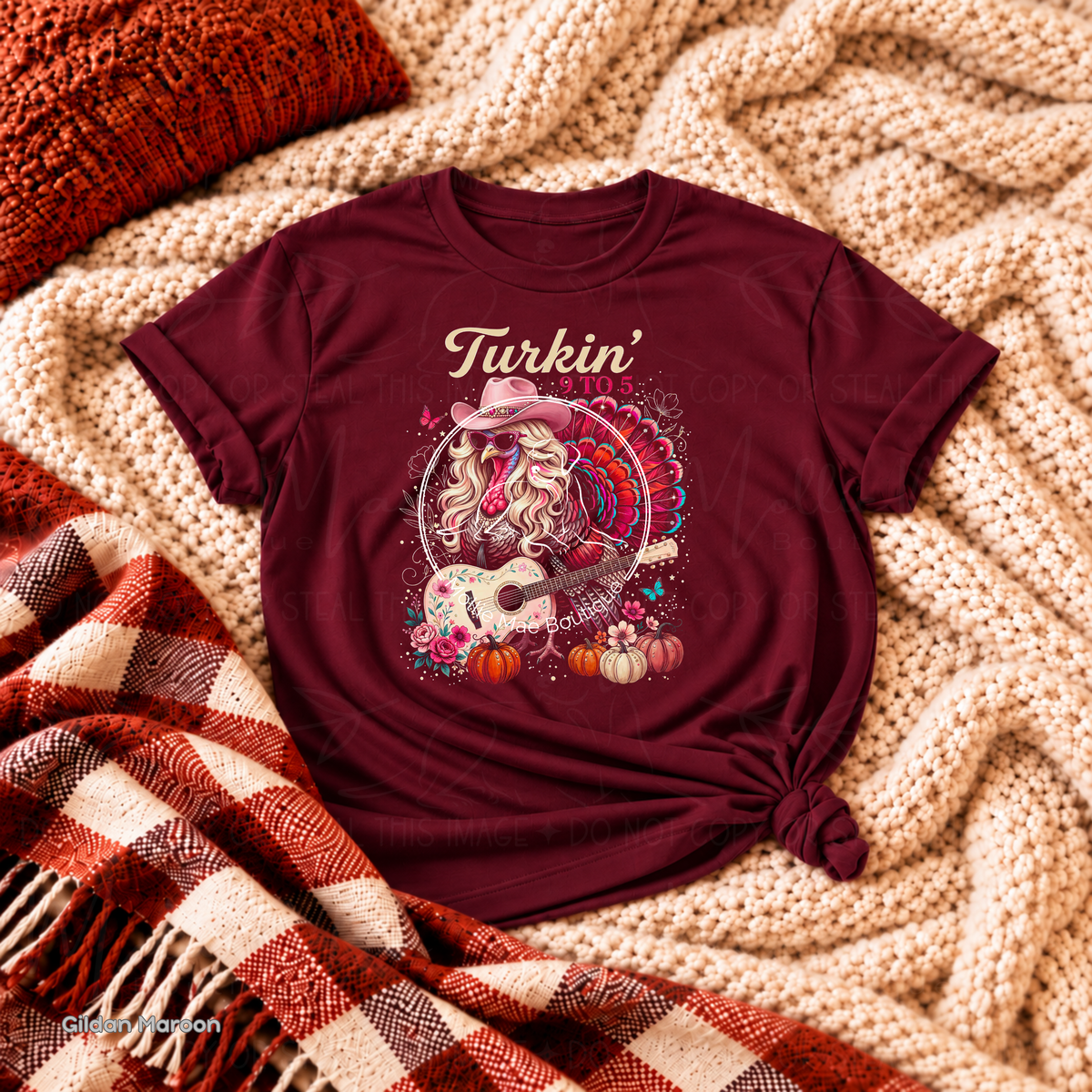 Turkin' 9 to 5 Graphic Tee