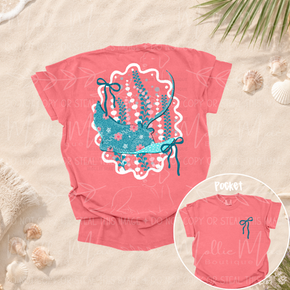 Coastal Stingray Graphic Tee