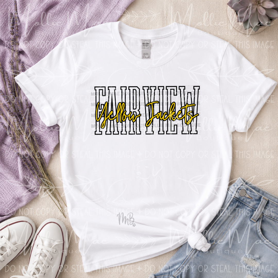 Fairview Yellow Jackets Signature Script