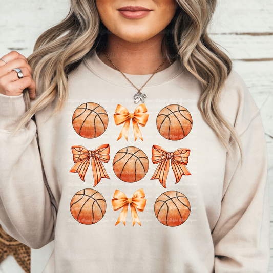 Basketball Coquette Sweatshirt or Tee