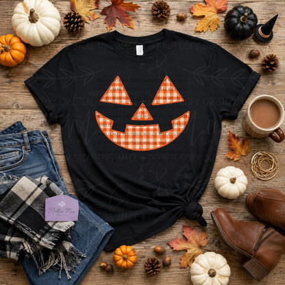 Jack O’Lantern Faces Halloween Graphic Tee