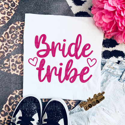 Bride/Bride Tribe White Tshirt