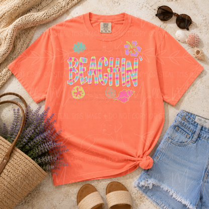 Beachin’ Retro Shell Graphic Tee