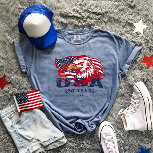 USA Eagle 250 Years Graphic Tee
