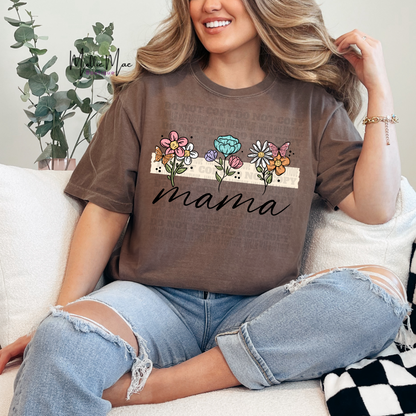 MAMA Floral Tshirt