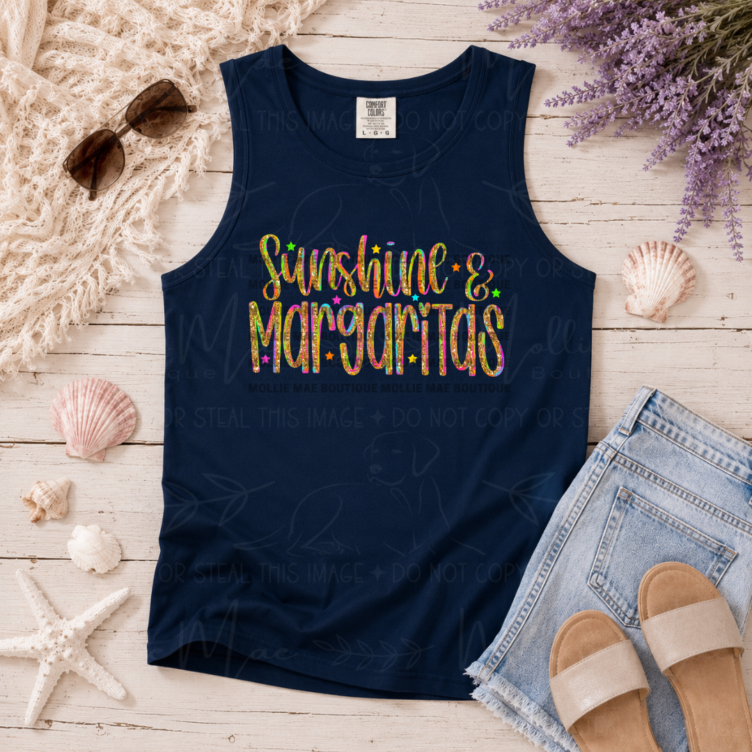 Sunshine & Margaritas Graphic Tee & Tank