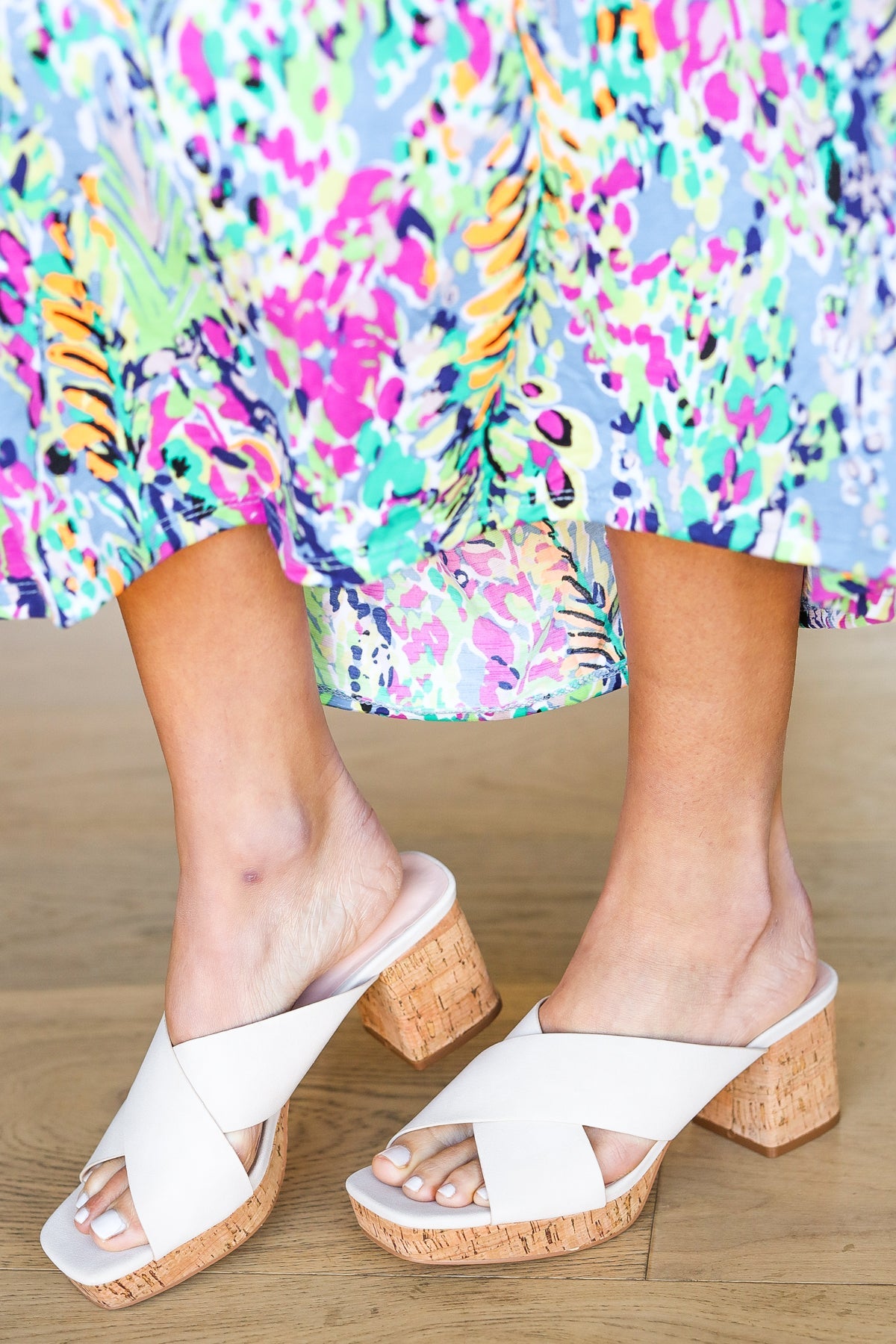 ANRC Cork Platform Sandals