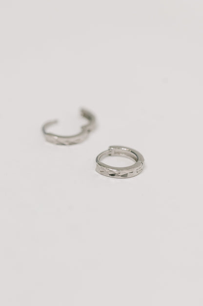 Any Reason Hammered Sterling Silver Earrings boutique clothing from Mollie Mae Boutique