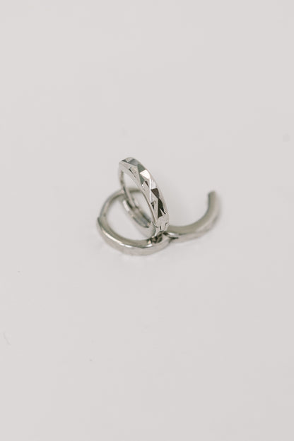 Any Reason Hammered Sterling Silver Earrings boutique clothing from Mollie Mae Boutique