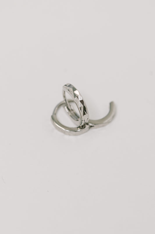 Any Reason Hammered Sterling Silver Earrings boutique clothing from Mollie Mae Boutique