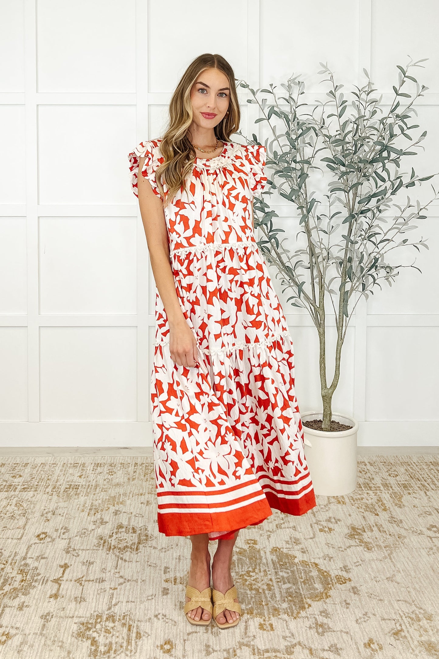 Dainty Daydream Tiered Dress boutique clothing from Mollie Mae Boutique