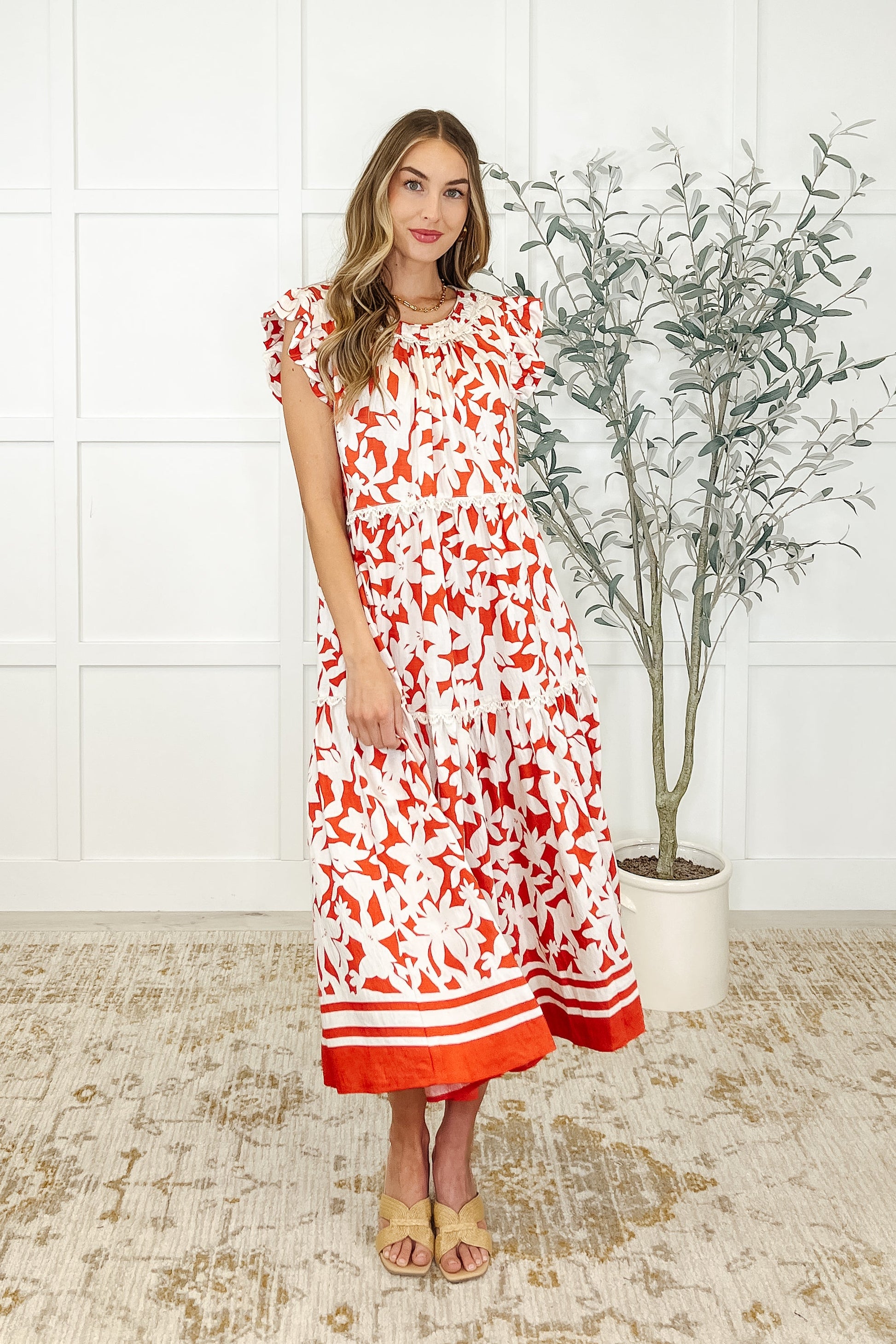 Dainty Daydream Tiered Dress boutique clothing from Mollie Mae Boutique