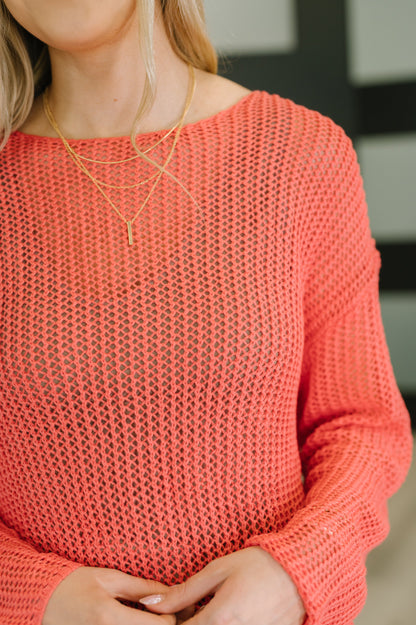 Desert Bloom Loose Knit Sweater