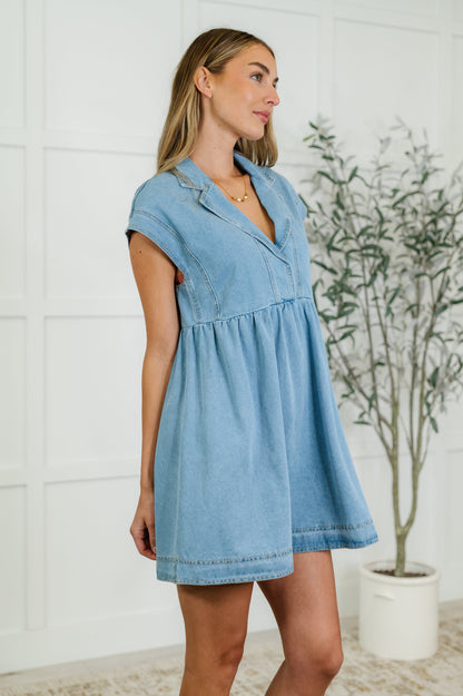 First Rodeo Denim Dress boutique clothing from Mollie Mae Boutique